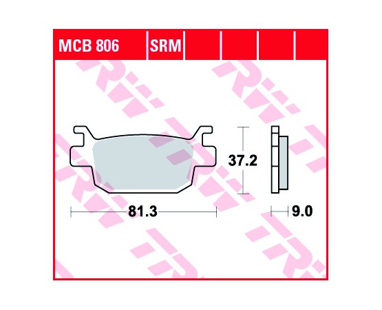 TRW TAKAKIA MCB806 SH300i ΟΠΙΣΘΕΝ