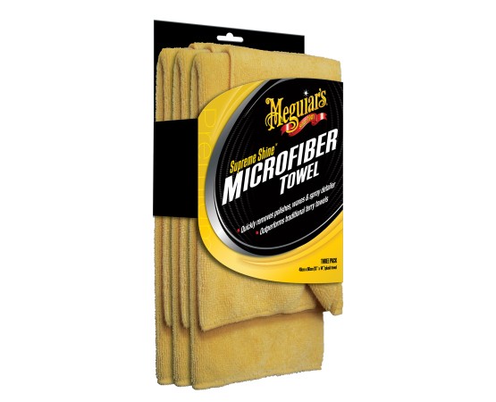 MEGUIAR'S SUPREME SHINE MICROFIBER X2020EU ΠΕΤΣΕΤΕΣ ΜΙΚΡΟΪΝΩΝ (3τμχ)