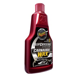 MEGUIAR'S DEEP CRYSTAL CARNAUBA WAX STEP 3 A2216 ΥΓΡΟ ΚΕΡΙ ΜΕ ΒΑΣΗ ΚΑΡΝΑΟΥΜΠΑ ΒΗΜΑ 3 16 oz / 473 ML