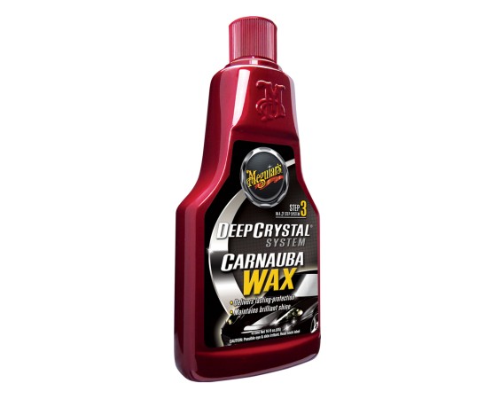 MEGUIAR'S DEEP CRYSTAL CARNAUBA WAX STEP 3 A2216 ΥΓΡΟ ΚΕΡΙ ΜΕ ΒΑΣΗ ΚΑΡΝΑΟΥΜΠΑ ΒΗΜΑ 3 16 oz / 473 ML