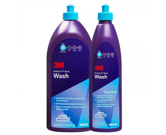 3M PERFECT-IT BOAT WASH, Καθαριστικό Σαμπουάν Σκαφών, 473ML / 1LT