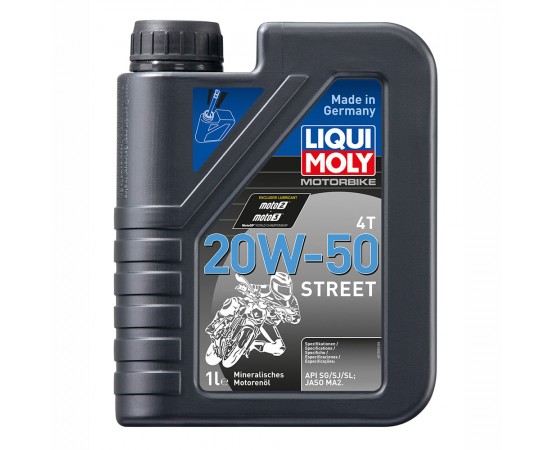 LIQUI MOLY MOTORBIKE 4T 20W50 STREET 1LT