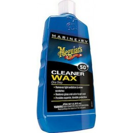 MEGUIAR'S MARINE RV ONE STEP CLEANER WAX ΚΑΘΑΡΙΣΤΙΚΟ ΥΓΡΟ ΚΕΡΙ ΣΚΑΦΩΝ ΕΝΟΣ ΒΗΜΑΤΟΣ 473ML/945ML/3.78ML