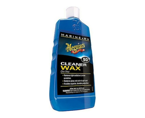 MEGUIAR'S MARINE RV ONE STEP CLEANER WAX ΚΑΘΑΡΙΣΤΙΚΟ ΥΓΡΟ ΚΕΡΙ ΣΚΑΦΩΝ ΕΝΟΣ ΒΗΜΑΤΟΣ 473ML/945ML/3.78ML