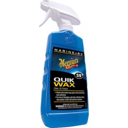 MEGUIAR'S MARINE RV QUIK WAX ΨΕΚΑΖΟΜΕΝΟ ΚΕΡΙ ΣΚΑΦΩΝ ΓΙΑ ΓΡΗΓΟΡΟ ΚΑΘΑΡΙΣΜΟ ΚΑΙ ΠΡΟΣΤΑΣΙΑ 473ML