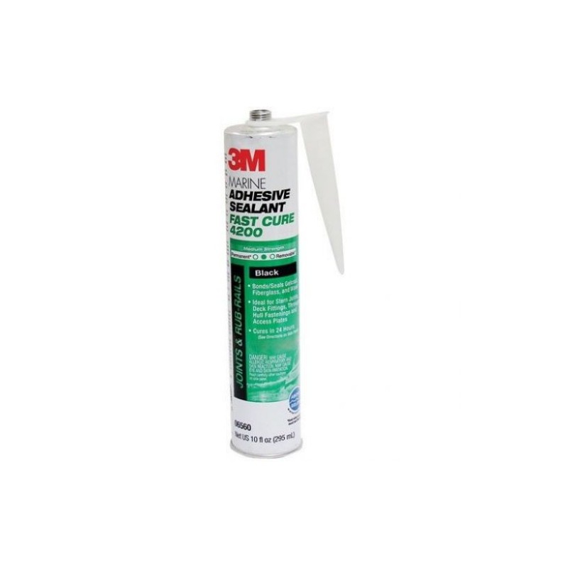 3m Marine Adhesive Sealant 4200fc Fast Cure Μαύρο 310ml 