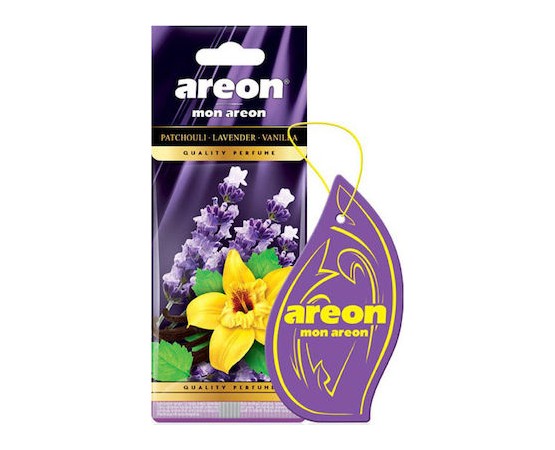 ΑΡΩΜΑΤΙΚΟ ΑΥΤΟΚΙΝΗΤΟΥ ΔΕΝΤΡΑΚΙ AREON PATCHOULI LAVENDER VANILLA