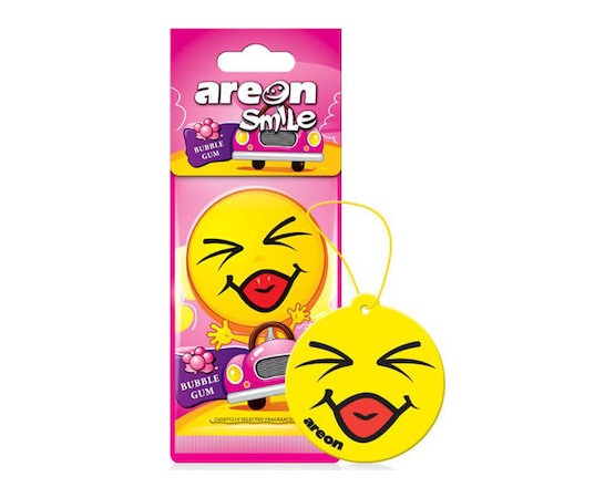 ΑΡΩΜΑΤΙΚΟ ΑΥΤΟΚΙΝΗΤΟΥ AREON SMILE BUBBLE GUM