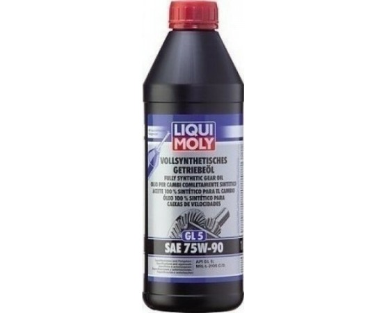 LIQUI MOLY FULLY SYNTHETIC GEAR OIL GL5 75W90 1L