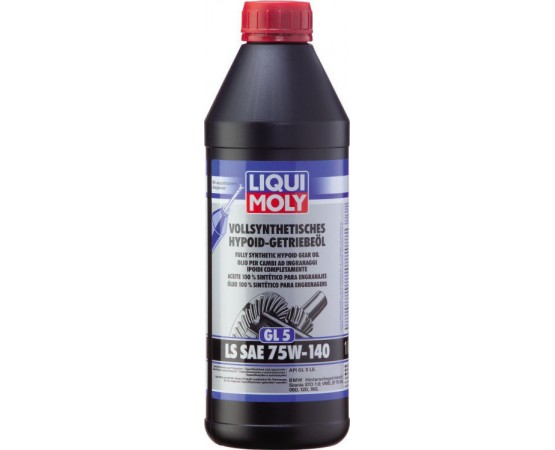 LIQUI MOLY FULLY SYNTHETIC GEAR OIL GL5 LS 75W140 1L