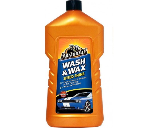 ARMOR ALL ΣΑΜΠΟΥΑΝ & ΚΕΡΙ ΓΥΑΛΙΣΜΑΤΟΣ WASH & WAX 1 LT