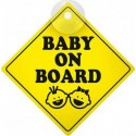 BABY ON BOARD ΕΝΔΕΙΞΗ ΜΕ ΒΕΝΤΟΥΖΑ 127x127mm