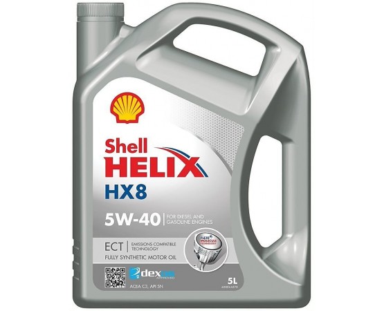 SHELL HELIX HX8 ECT 5W-40 5L/20L/55L/209L