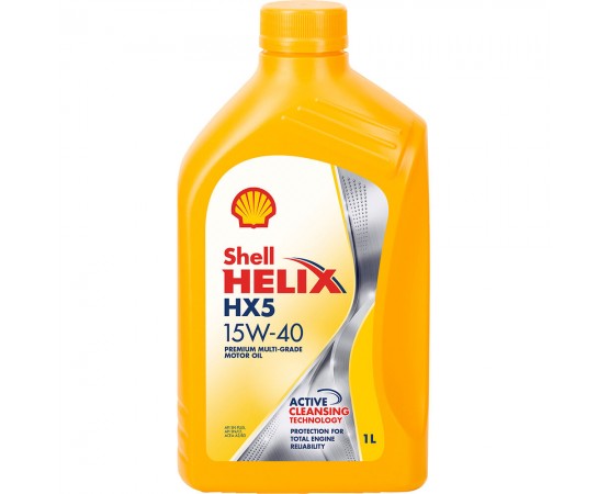 SHELL HELIX HX5 15W-40 1L/4L/209L