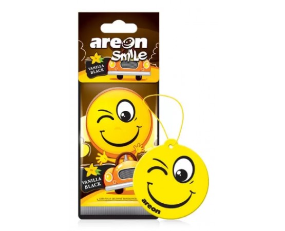 ΑΡΩΜΑΤΙΚΟ ΑΥΤΟΚΙΝΗΤΟΥ AREON SMILE Vanilla Black