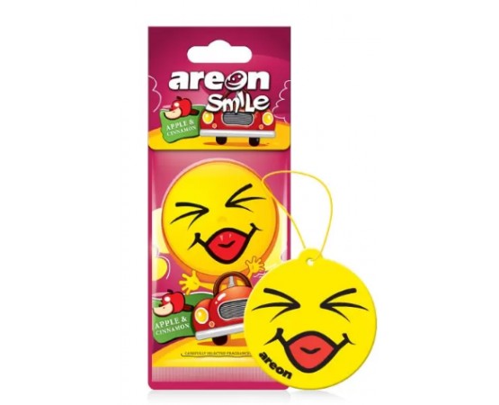 ΑΡΩΜΑΤΙΚΟ ΑΥΤΟΚΙΝΗΤΟΥ AREON SMILE Apple & Cinnamon