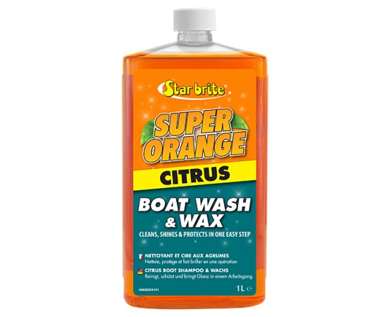 STAR BRITE SUPER ORANGE BOAT WASH AND WAX 1L/ 3.78L