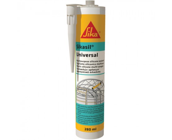 Sika Sikasil Universal Σφραγιστική Σιλικόνη Λευκή 280ml