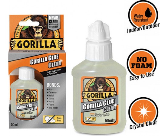 Gorilla Crystal Clear Glue Ξυλόκολλα Διάφανη