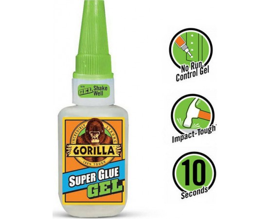 Gorilla Κόλλα Gel Στιγμής Super Glue 15gr