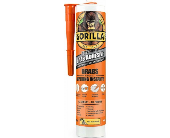 Gorilla Crab Adhesive Σφραγιστική Σιλικόνη Λευκή 290ml