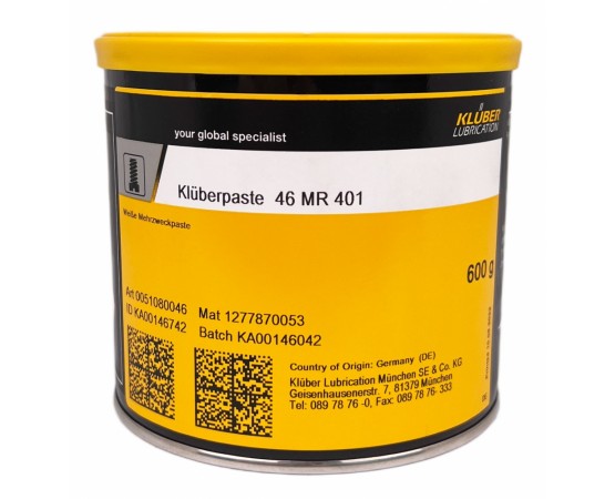 KLUBERPASTE 46 MR 401 600G