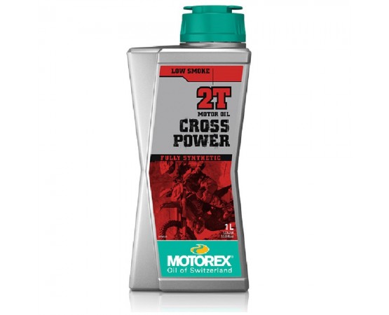 Motorex Cross Power 100% Συνθετικό Λάδι Μοτοσυκλέτας για Δίχρονους Κινητήρες 1lt