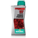 Motorex Cross Power 100% Συνθετικό Λάδι Μοτοσυκλέτας για Δίχρονους Κινητήρες 1lt