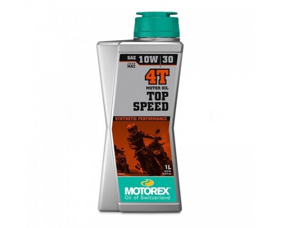 Motorex Top Speed 4T 10W30 Συνθετικό Λάδι Μοτοσυκλέτας για Τετράχρονους Κινητήρες 1lt