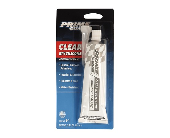 PRIME GUARD CLEAR RTV SILICONE Clear Sealant RTV Σιλικόνη Διάφανη 85 gr